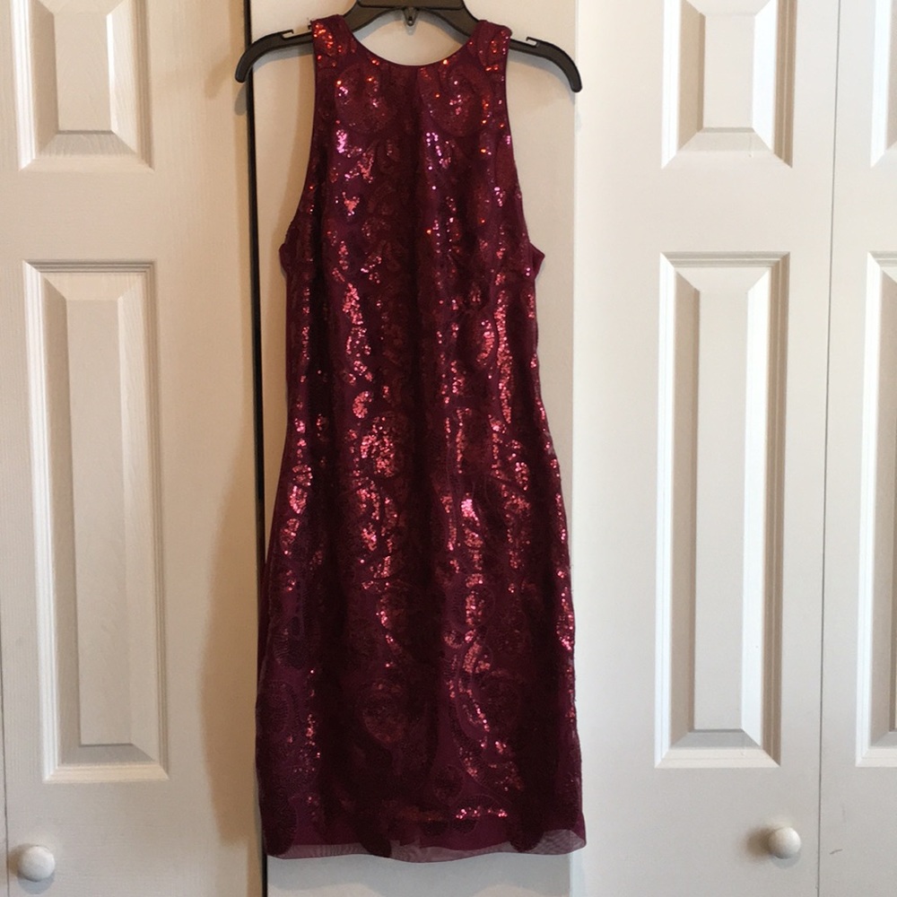 Sequined Red Cocktail dress